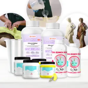 Kit professionale per la realizzazione di stampi multivalvola complessi